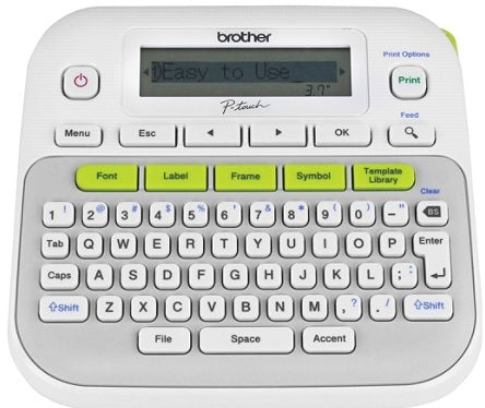 Rotulador Brother PT-D210 Térmica Portatil Laminada P-Touch Pantalla LCD Cintas 9 mm 12 mm 20 mm/s