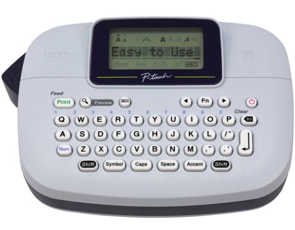 Rotulador Brother PT-M95 Portatil P-Touch Pantalla LCD Utiliza cintas No laminadas serie M 9mm 12 mm 7.5mm / seg