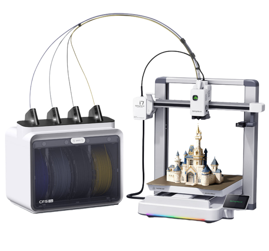 Impresora 3D Creality PR-2778 Sparkx i7 color combo 26x26x25.5cm multicolor con CFS Lite no incluye filamentos