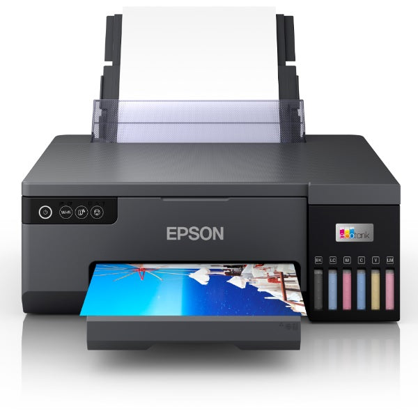 Impresora Epson EcoTank L8050 tinta continua fotografica 22ppm negro y color A4/Carta USB/Wi-Fi/Wi-Fi Direct