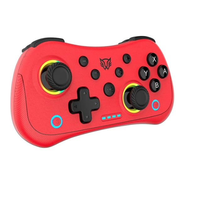 Control Balam Rush Pocket G555 Azender Rojo inalambrico Bluetooth Android Nintendo Switch PC iOS RGB