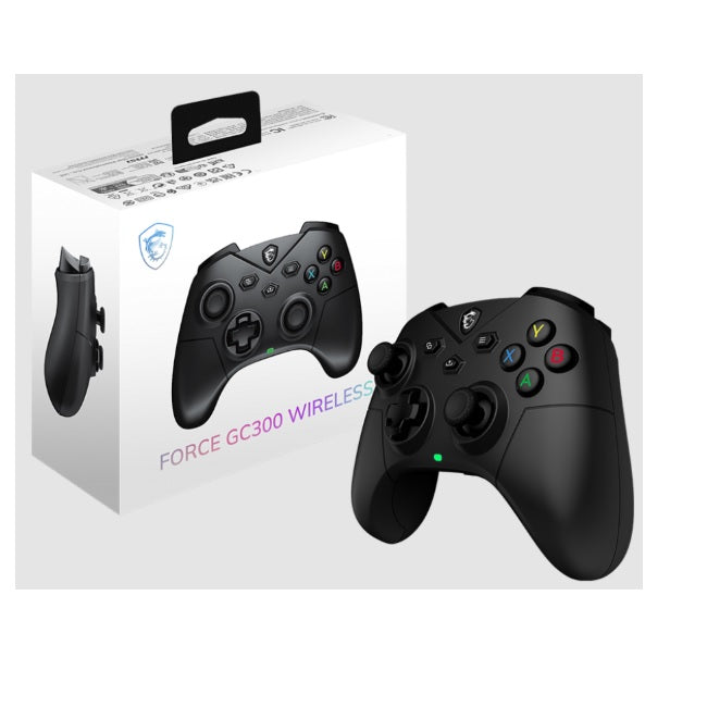 Control MSI FORCE GC300 W Negro inalambrico motor vibracion PC/Android Wireless USB Dongle/2m USB C a USB A
