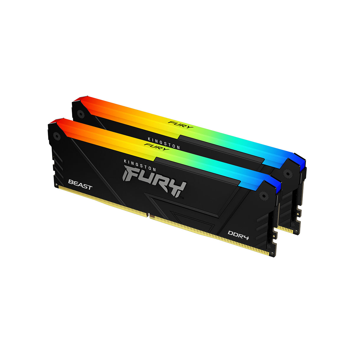 MEMORIA DIMM DDR4 KINGSTON (KF432C16BB2AK2/16) 16GB (KIT 2X8GB) 3200MHZ, CL16, FURY BEAST RGB, NON-.TECH