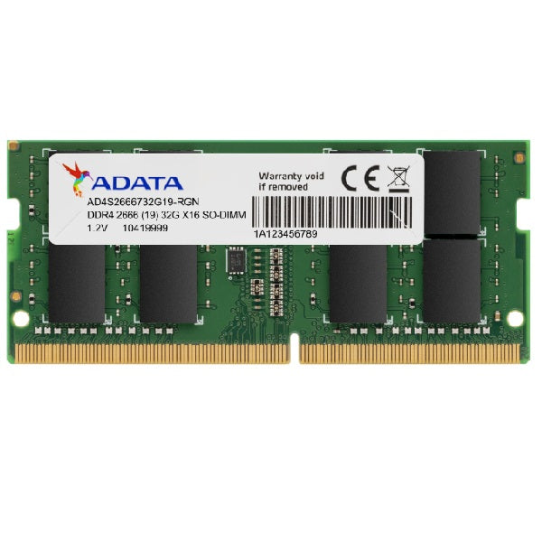 Sodimm ADATA 8GB DDR4 2666Mhz CL 19 AD4S26668G19-SGN