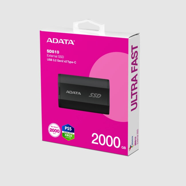 SSD externo Adata 2TB SD810 USB C 3.2 negro