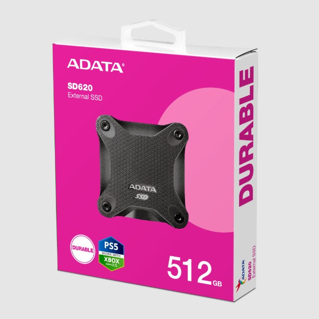 SSD externo ADATA 512GB SD620 USB 3.2 negro