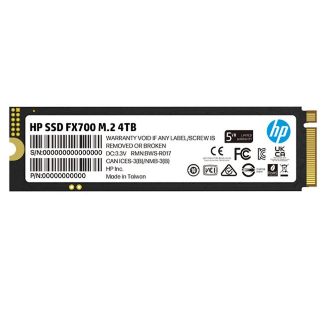 SSD M.2 2280 NVME/PCIE 4TB HP FX700 2100 Mb/s 8U2N7AA