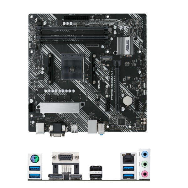 Tarjeta madre Asus Prime A520M-A II/CSM socket AM4 4xDDR4 HDMI DP VGA Micro ATX