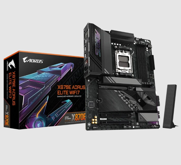 Tarjeta madre Gigabyte X870E Aorus Elite WIFI7 socket AM5 4xDDR5 HDMI ATX