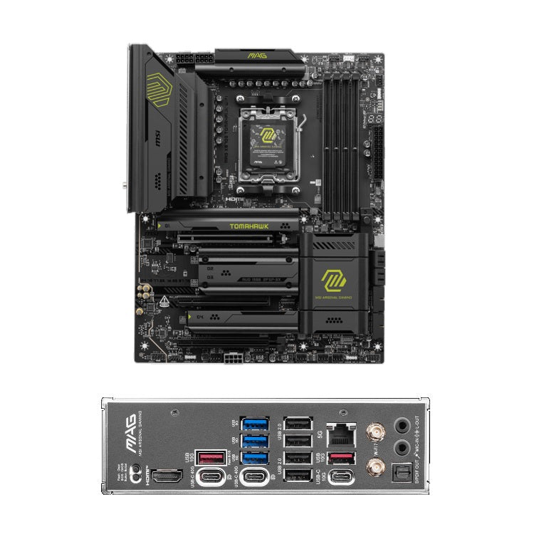 Tarjeta madre MSI MAG X870E TOMAHAWK WIFI socket AM5 4xDDR5 HDMI 2xUSB C DisplayPort