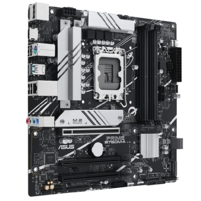 Tarjeta Madre ASUS PRIME B760M-A D4-CSM socket 1700 4xDDR4 1xDP 2xHDMI 2xUSB 2.0 2xUSB 3.2 3xAudioJacks