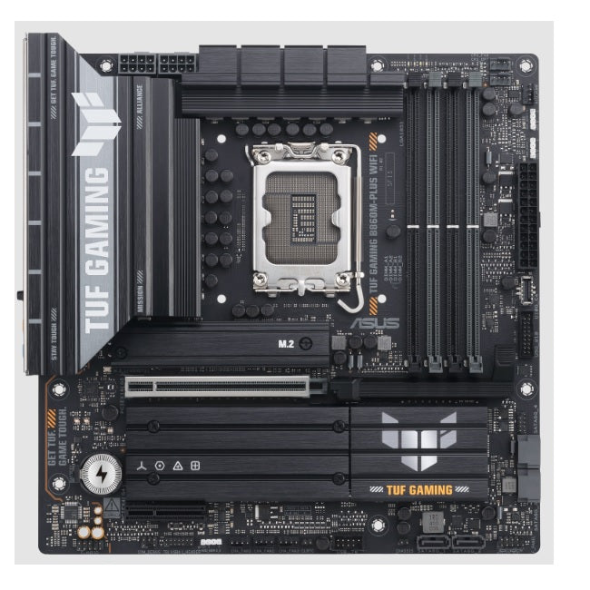 Tarjeta madre Asus TUF Gaming B860M-PLUS WIFI socket 1851 Intel Core Ultra (Series 2) 4xDDR5 HDMI DP USB C mATX