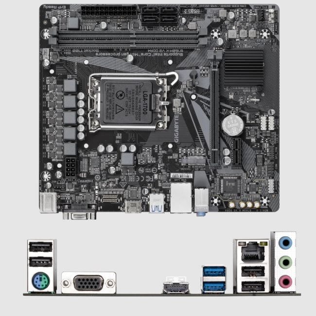 Tarjeta madre Gigabyte B760M K V2 DDR4 socket 1700 Gen 12/13/14 2xDDR4 1xVGA 1xHDMI Micro ATX