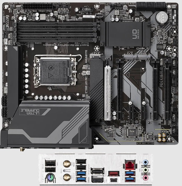Tarjeta madre Gigabyte Z790 UD AC socket 1700 12/13/14a Gen 4xDDR5 1xHDMI 1xDP USB C WiFI