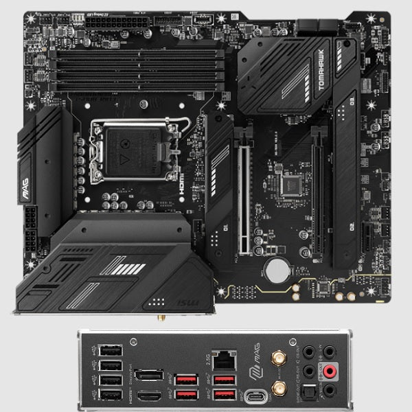 Tarjeta madre MSI MAG B760 Tomahawk Wifi socket 1700 12/13/14a Gen 4xDDR5 HDMI DP ATX