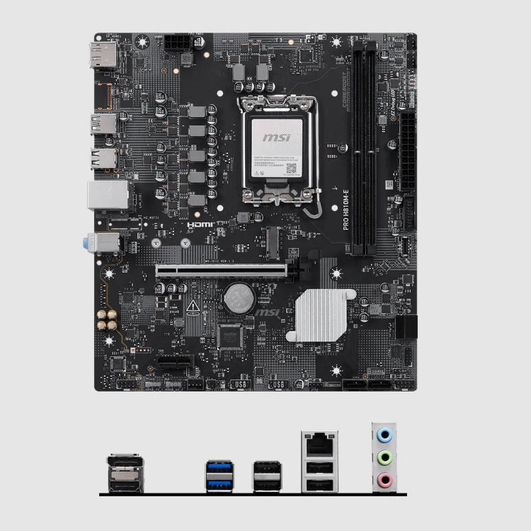 Tarjeta Madre MSI PRO H810M-E socket 1851 Ultra Series 2 2xDDR5 6400Mhz 1xDP 1xHDMI