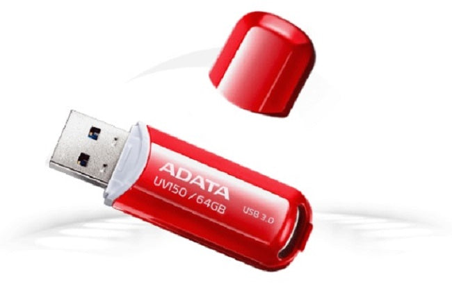 Memoria ADATA 64GB USB 3.0 AUV150 rojo AUV150-64G-RRD