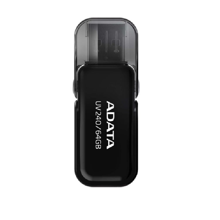 Memoria Adata 64GB USB 2.0 UV240 Negra AUV240-64G-RBK