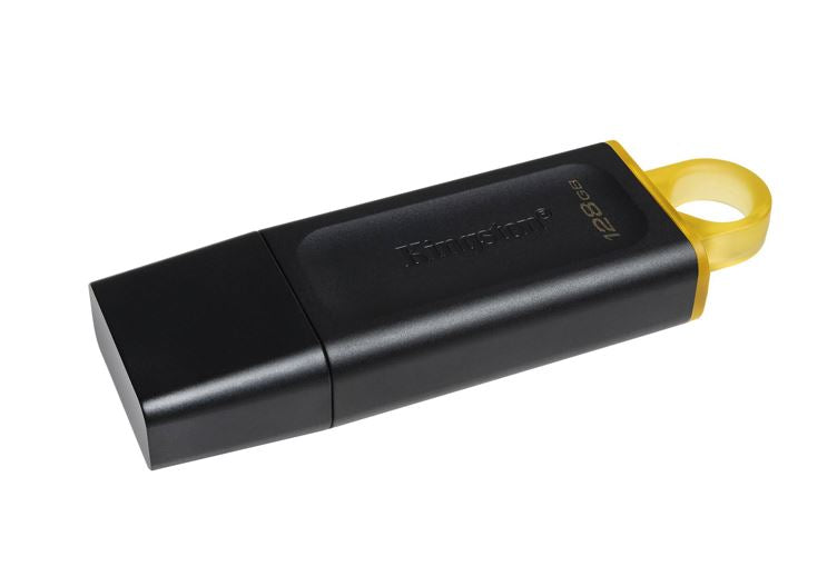 MEMORIA KINGSTON 128GB USB 3.2 NEGRO/AMARILLO GEN 1 DATATRAVEL EXODIA DTX/128GB