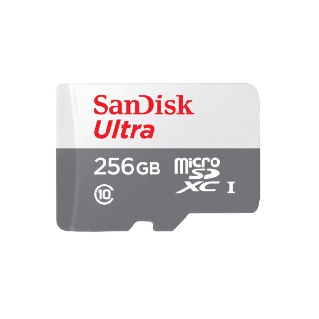 Memoria Micro SD 256GB SanDisk Ultra UHS-I Clase 10 con adaptador