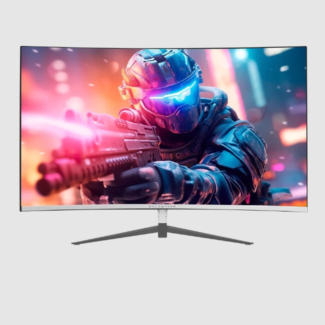 Monitor Balam Rush 27 Ultra Earth II curvo MGX27C FULL HD 1MS 165Hz HDMI DP Type C audio 3.5