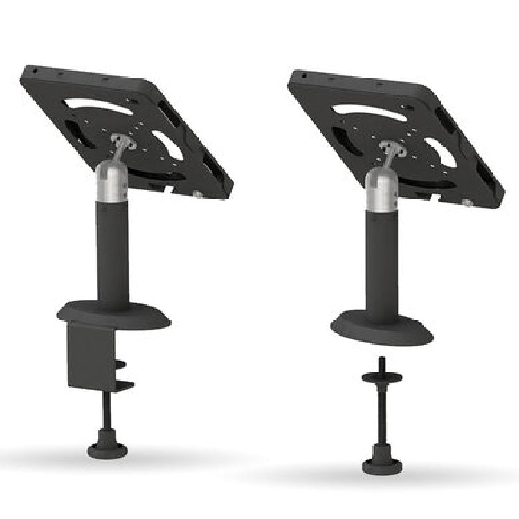 Soporte Brobotix para iPad 10va y 11va generación antirrobo con inclinación y giro de 360 grados color Negro