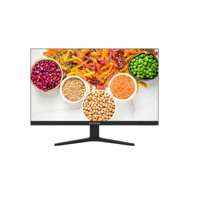 Monitor HikVision 27 Pulg FHD 1920x1080 LED 60Hz VGA/HDMI uso 12/7 Negro Modelo DS-D5027F2-2P2