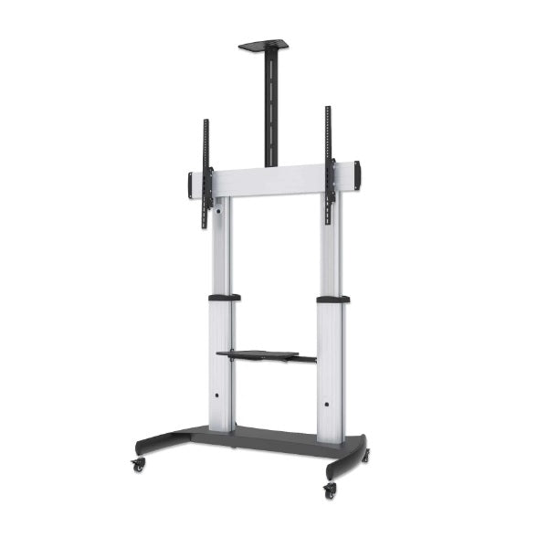 Soporte Manhattan para TV 60 a 100 pulgadas 100KG Tipo Carro Plata