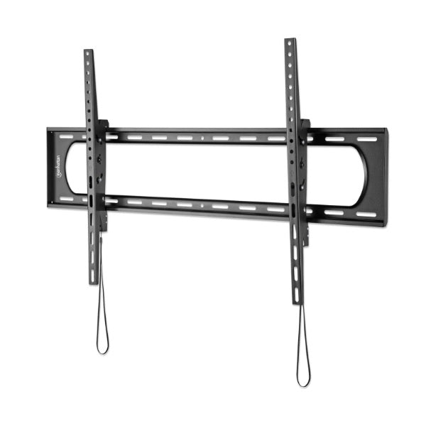 Soporte Manhattan para TV 60 a 120 pulgadas 120KG en pared con inclinacion ultra delgado negro pantallas planas o curvas