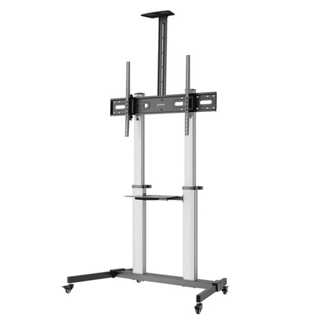 Soporte Manhattan para TV 60 a 100 pulgadas 80KG tipo carro alta resistencia Aluminio