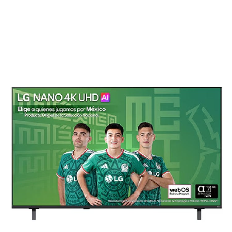 Pantalla Smart TV LG NU850 NANO 55 pulg 4K WebOs 26 Netflix Disney HBO HDMI USB