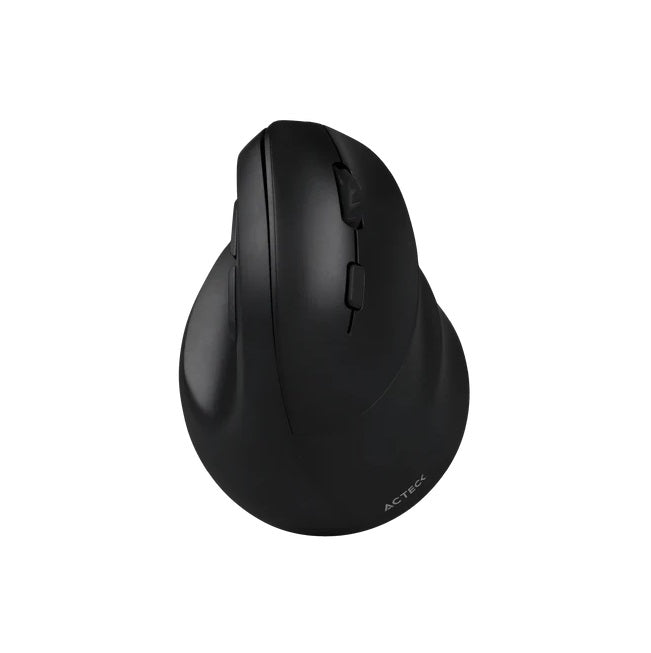 Mouse Acteck Ergonómico Vertical Virtuos Fitt MI520 Negro Inalambrico/Bluetooth 2400DPI 7 Botones Recargable 40h