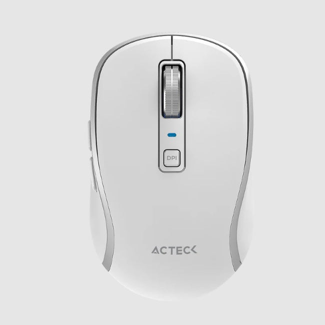 Mouse Acteck inalambrico Optimize Trip Pro MI580 Blanco 2.4 GHz 1600 DPI 6 Botones Elite