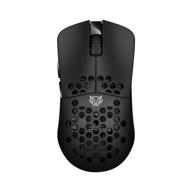 Mouse Balam Rush Speeder Light MG969 Negro Inalámbrico/Bluetooth Caratula ultra ligera Recargable Tipo C 300mAh 5000DPI Iluminación Led 6 Botones