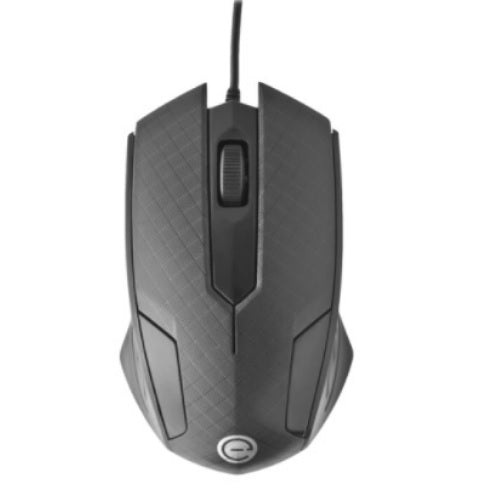 Mouse Easy line alambrico optico 1200DPI USB modelo EL-994121 color Negro