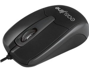 Mouse Easy Line alambrico optico 1000DPI USB modelo EL-993377 color Negro mate