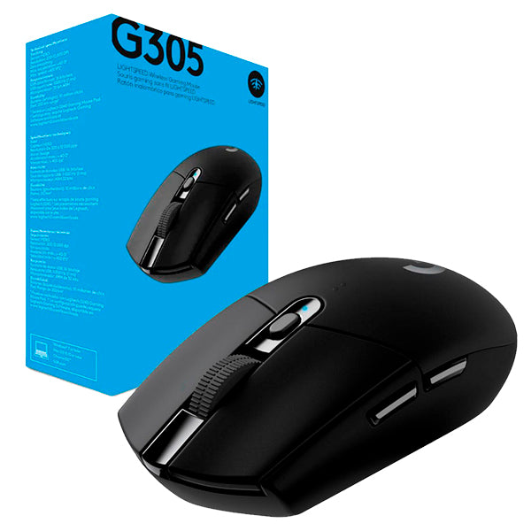 MOUSE LOGITECH GAMING G305 INALAMBRICO LIGHTSPEED 12.000 DPI MAX VELOCIDAD DE RESPUESTA 1MS