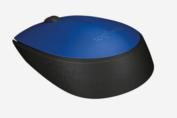Mouse Logitech M170 Azul con Negro Conexion Inalambrica DPI 1000 Compatible con Windows macOS Linux ChromeOS