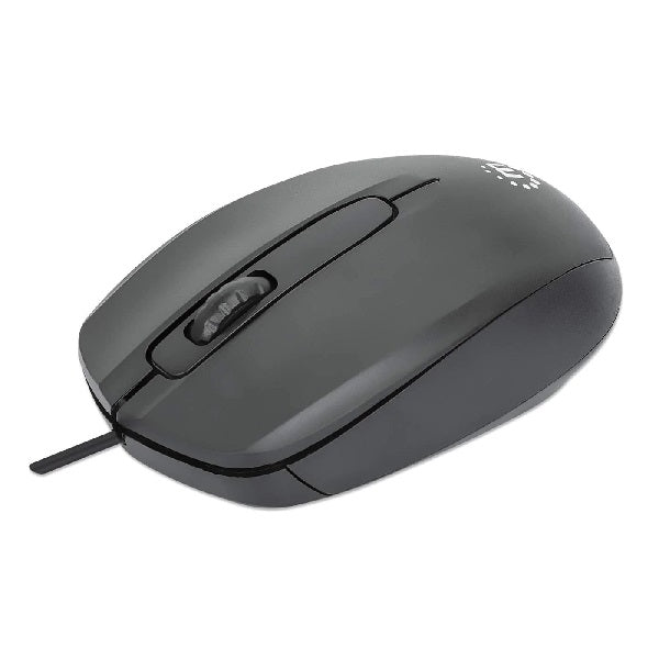 MOUSE MANHATTAN OPTICO ESTANDAR USB NEGRO