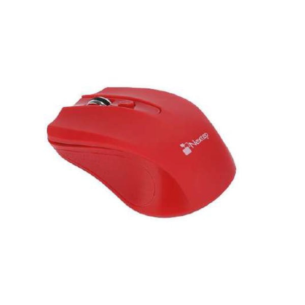Mouse Nextep Inalámbrico USB 1600 DPI Rojo