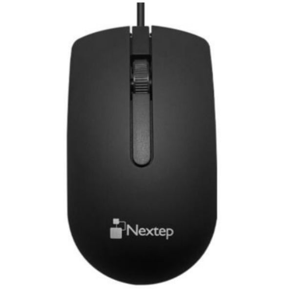 Mouse Nextep Alámbrico USB 1000 DPI Negro NE-414