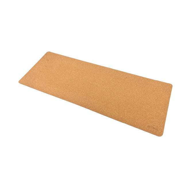 Alfombrilla Acteck para Escritorio Vibe Cork TP670 90x40cm Superficie Plana y Suave Corcho con Base Antideslizante