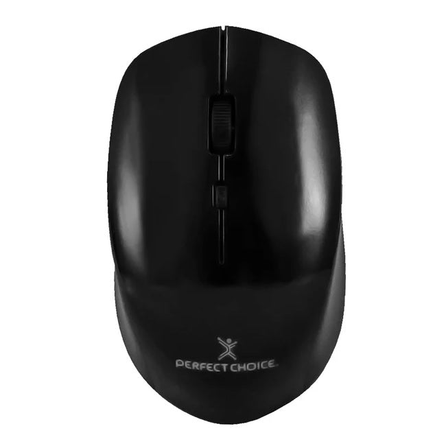 Mouse Perfect Choice Root PRO inalambrico 1600DPI modelo PC-045137 color Negro