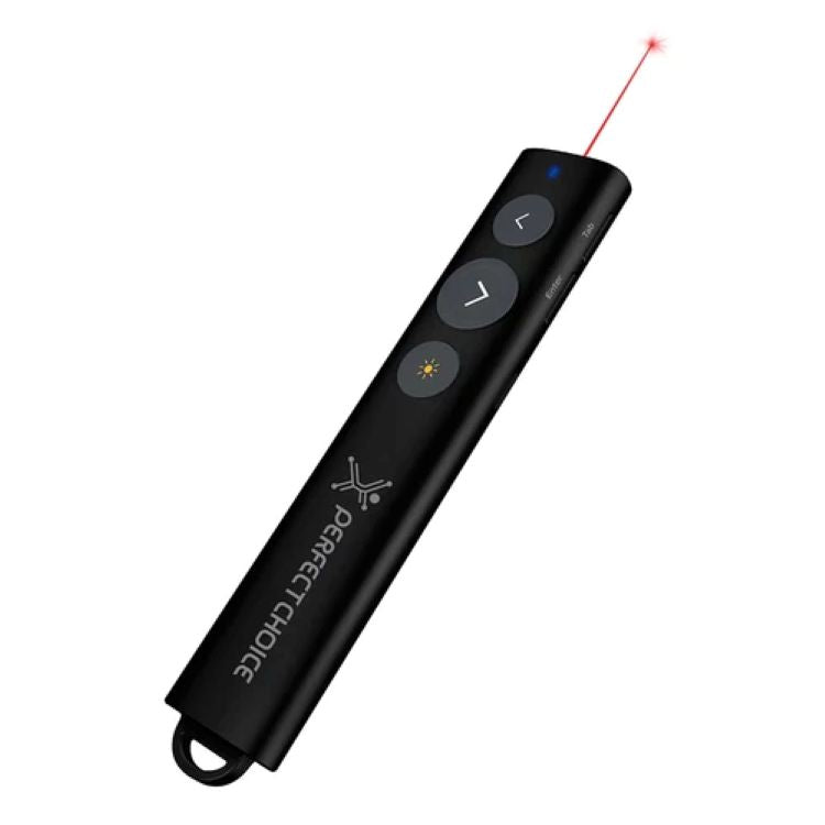 Presentador Laser Perfect Choice PC-045502 recargable conector Dual Lightsaber Negro