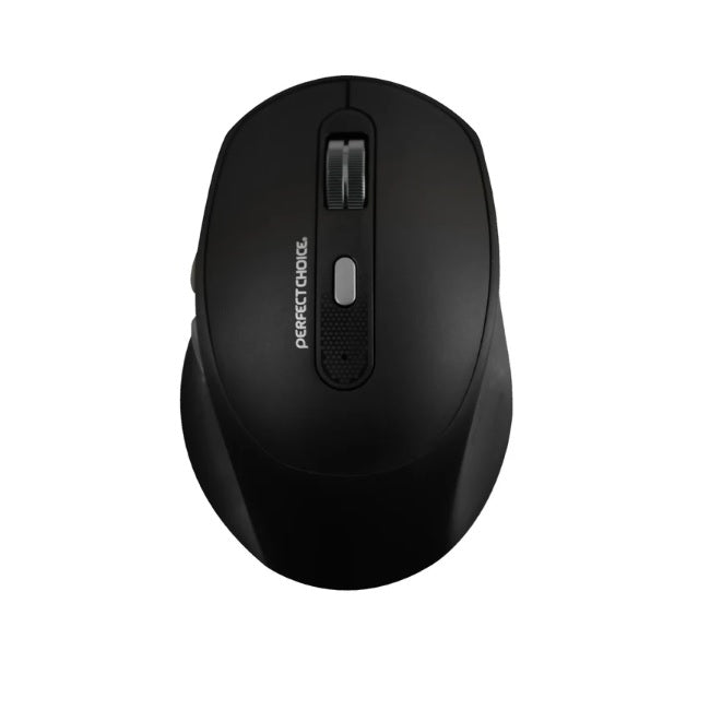 Mouse Perfect Choice Óptico modelo PC-045144 Inalámbrico USB 1600DPI color Negro