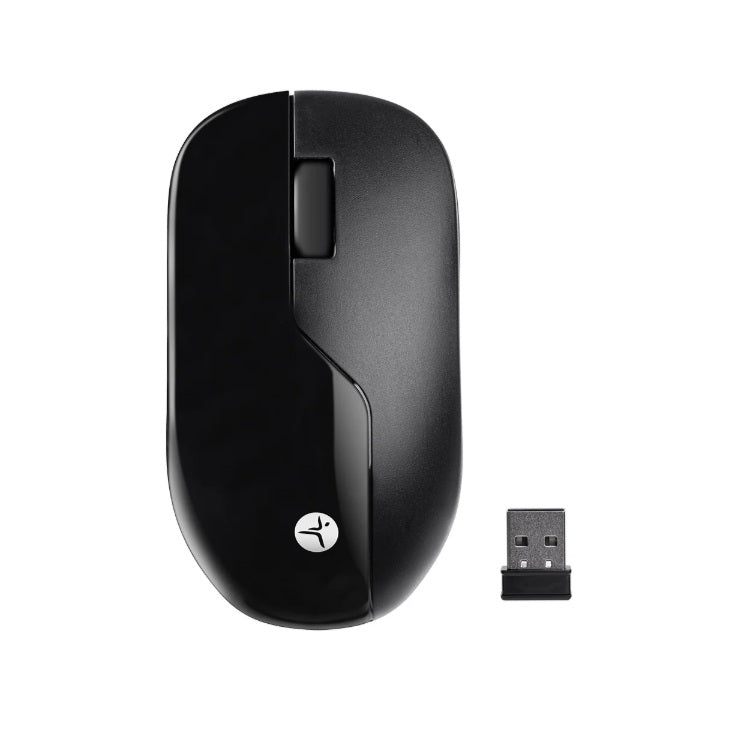 Mouse Techzone Armor Recargarble Conexión Inalambrica Color Negro 3xBotones DPI 1200 Alcance 10m Compatible con Windows y macOS