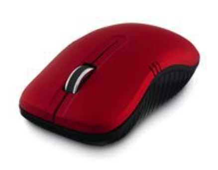 Mouse Verbatim inalambrico commuter modelo VB99767 color Rojo mate