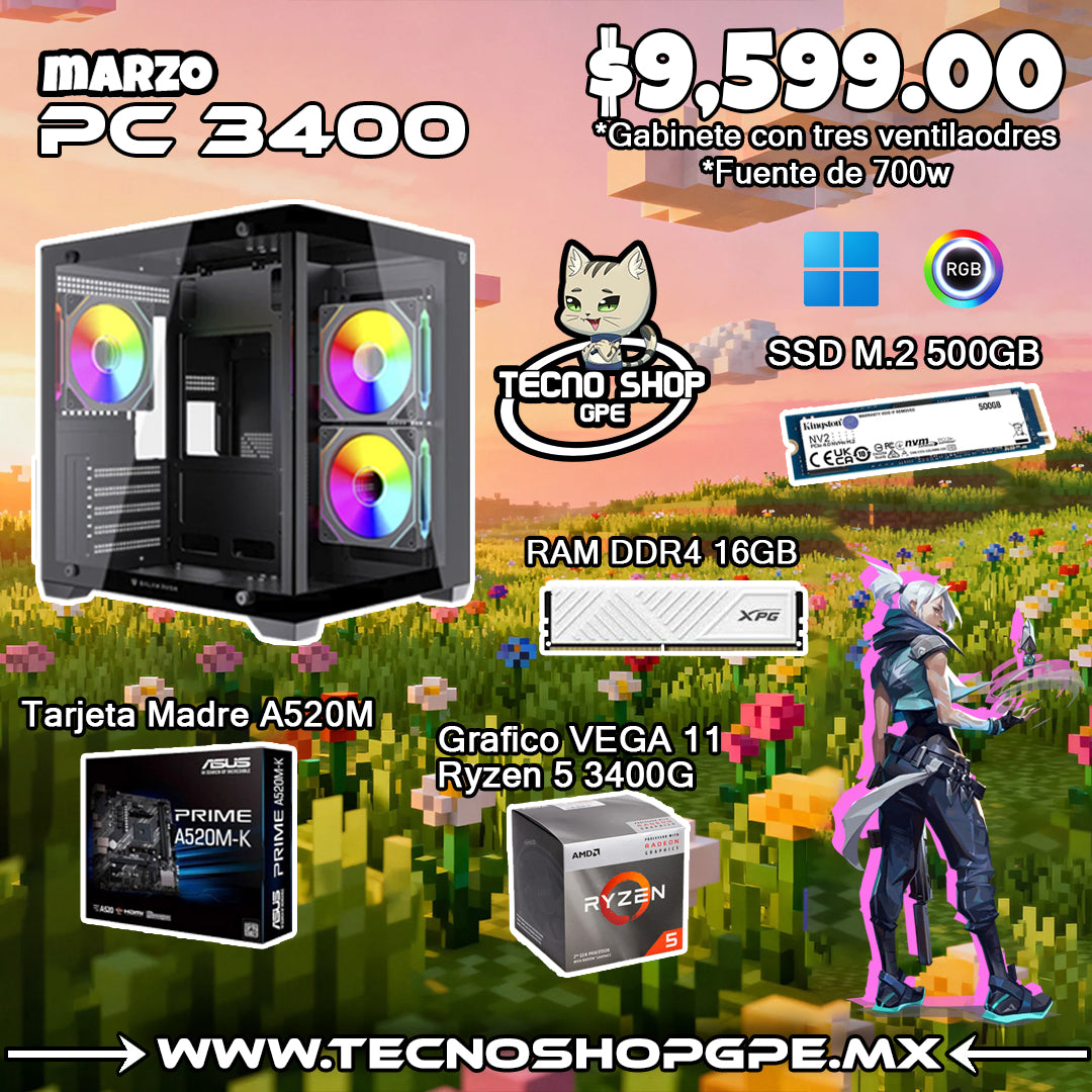PC 3400. tnd