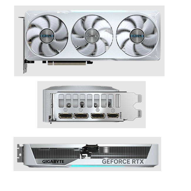 Tarjeta de video Gigabyte 12GB GeForce RTX 5070 EAGLE ICE 3xfan GDDR7 DLSS4 OC 1xHDMI 3xDP GV-N5070EAGLEOC ICE-12GD