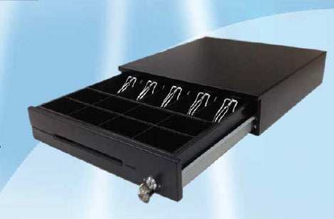 CAJON DE DINERO EC LINE 5 BILLETES 7- 8MONEDAS AJUSTABLE CABLE RJ11 - VOLTAJE REQUERIDO 24V EC-CD-200M